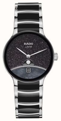 RADO Centrix Moonphase Limited Edition (35mm) Aventurine Dial / Black High-Tech Ceramic & Stainless Steel R30234762
