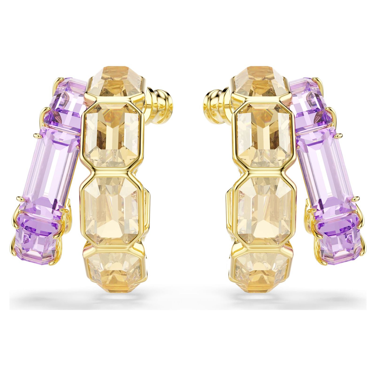 Swarovski 5725757 Millenia Hoop Earrings - Mixed cuts, Jewellery