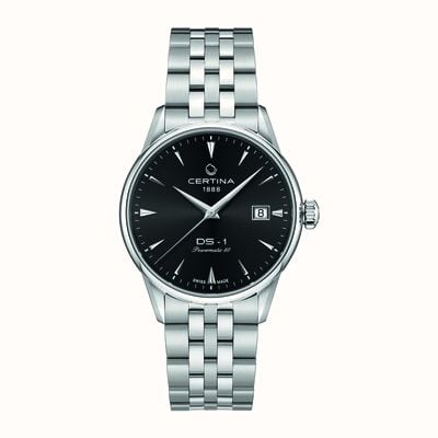 Certina Unisex DS-1 38mmAutomatic ∙ Black ∙ 316L Stainless Steel C0292071105100
