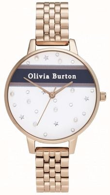 Olivia Burton Women's | Demi | Varsity | Rose Gold PVD OB16VS06