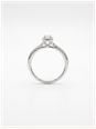 0.56ct Emerald Natural Diamond Platinum Halo Side Stone Ring ENG4043 - alternate view 3