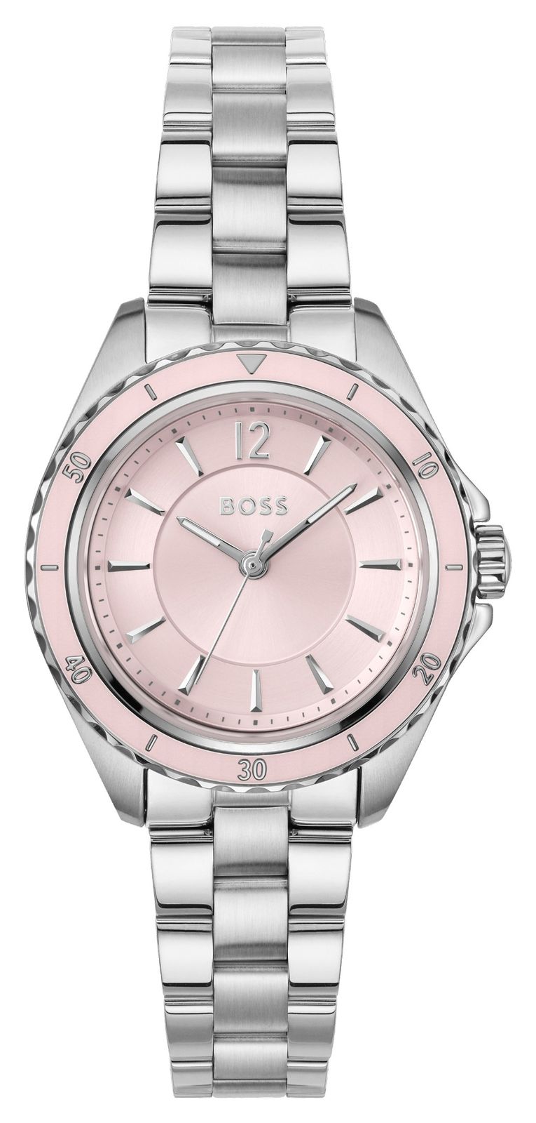 BOSS 1502847 SAGE AQUA Three-Hand Quartz (30mm) Pink Dial / Watch