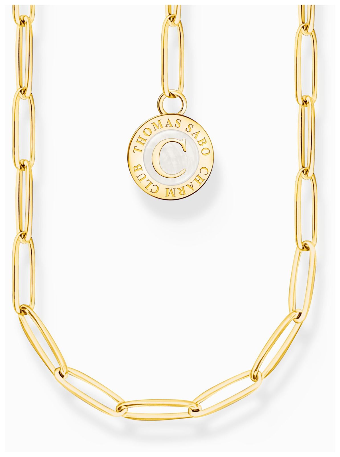 Thomas Sabo X2089-427-39-L70 Charm Necklace Gold-Plated Jewellery