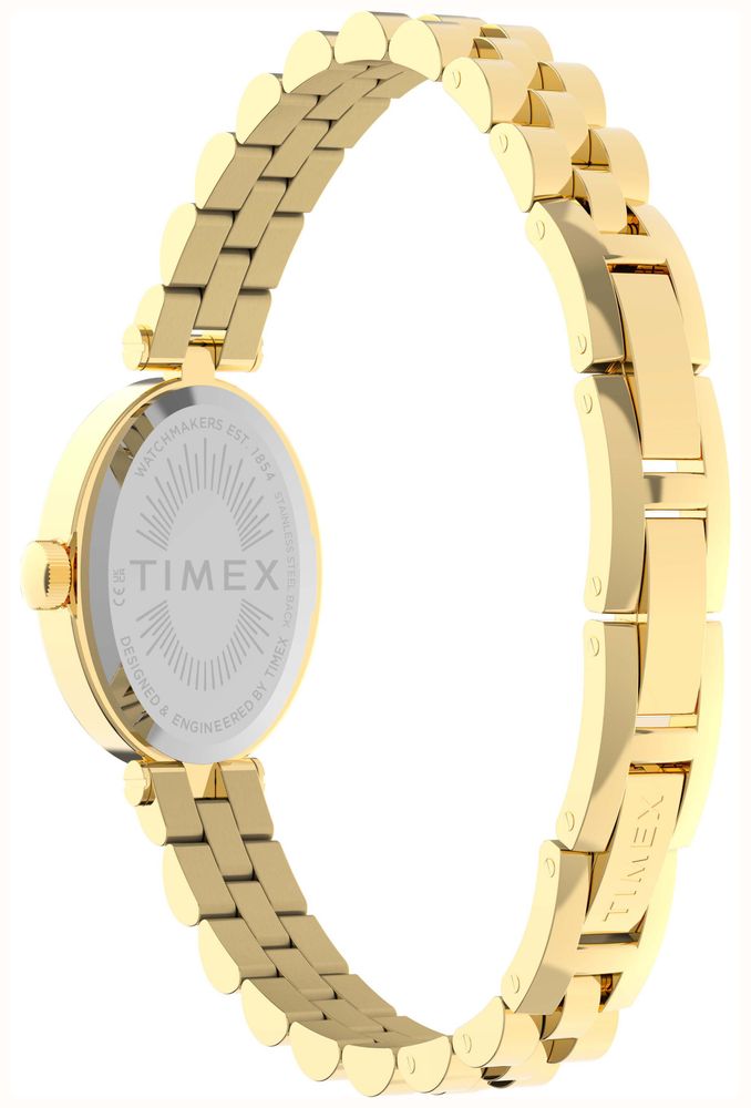 Timex Timex Trend Cavatina 19 mm Elegant Small Oval Quartz with Roman Indices TW2Y90100 - alternate view 3