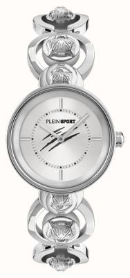 Plein Sport SUPERNOVA (34mm) Silver Dial / Stainless Steel Bracelet PSLEA0424