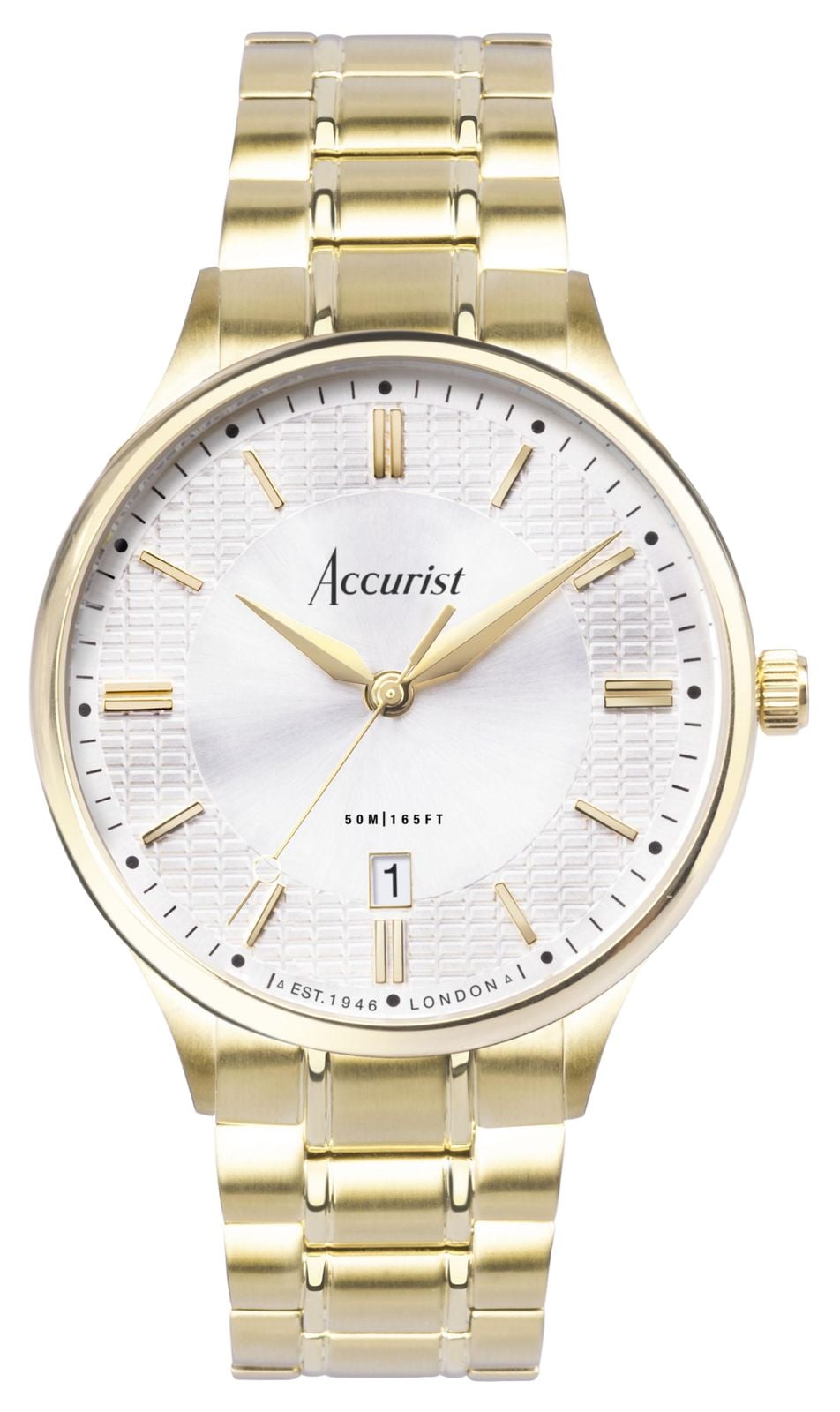 Accurist 73008 Men's Classic Quartz (37mm) Silver Dial / Watch