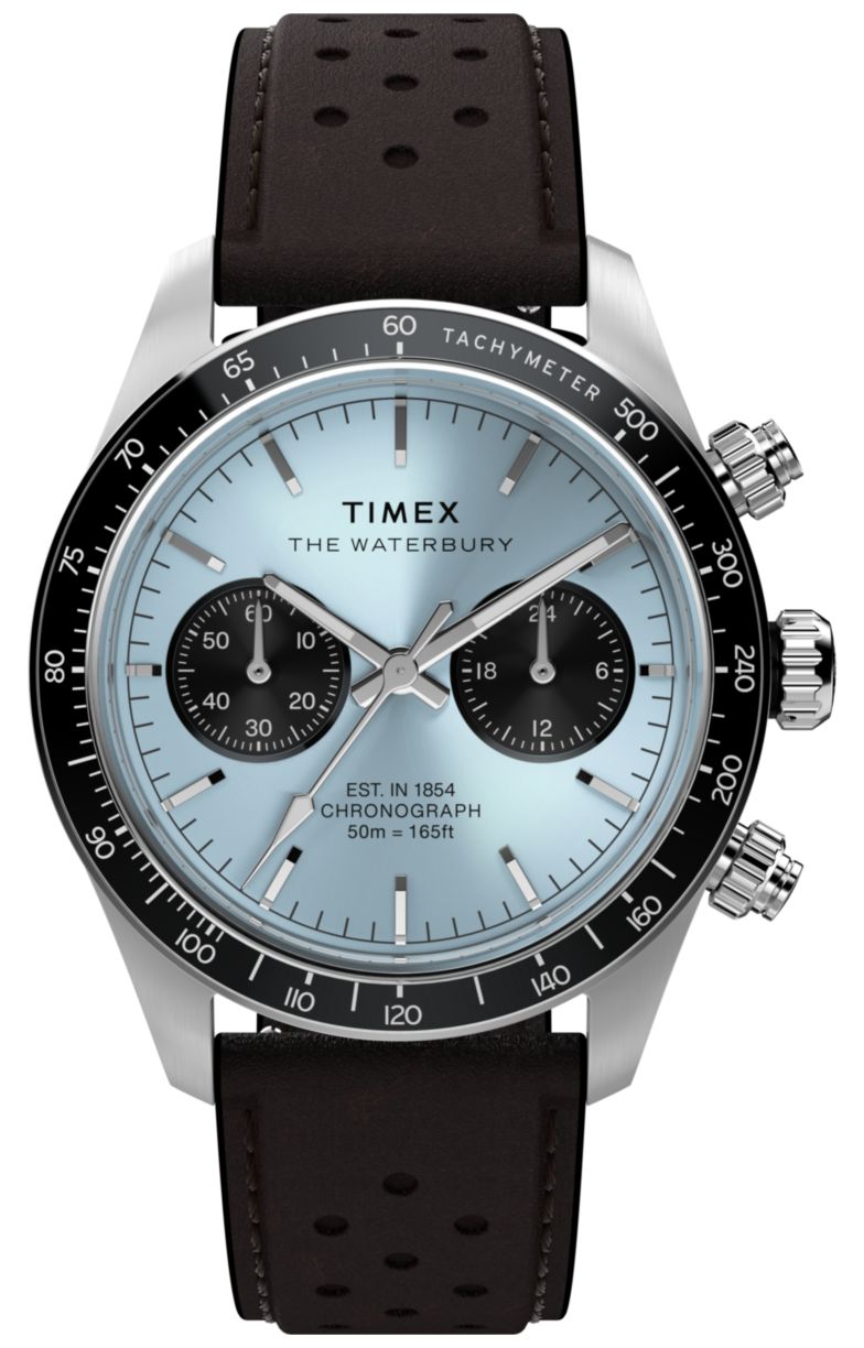 Timex TW2Y70600 Waterbury Heritage Chronograph (39mm) Ice Watch