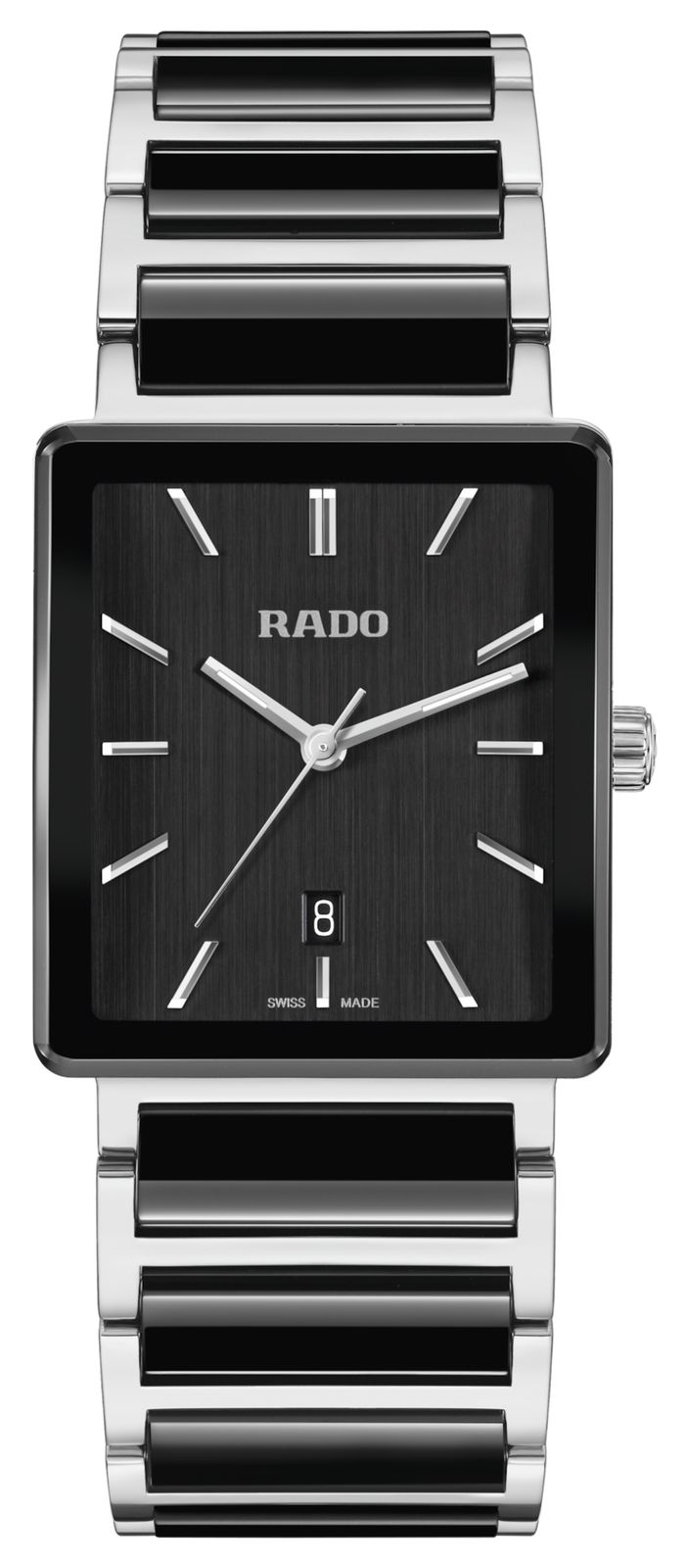 RADO R20255162 Integral Quartz (31.5mm) Black Brushed Dial Watch