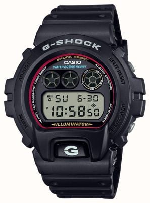 Casio G-Shock 6900 Series Illuminator (50mm) Black Dial / Black Resin Band DW-6900RL-1ER