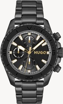 HUGO #DIVE (44mm) Black Dial / Black PVD Stainless Steel Bracelet 1530431