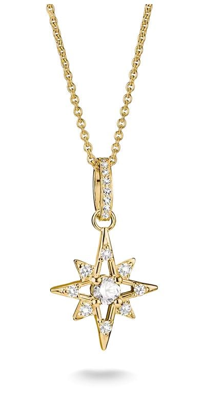 Thomas Sabo KE2394-M01-14-L50 gold plated fine star necklace Jewellery
