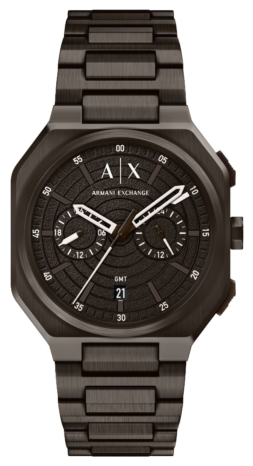 Armani Exchange AX1479 Dual-Time Quartz (40mm) Black Dial / Watch
