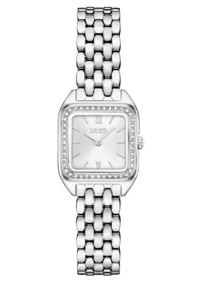 BOSS 1502882 Mae Petite Quartz (22mm) Silver Sunray Dial / Watch
