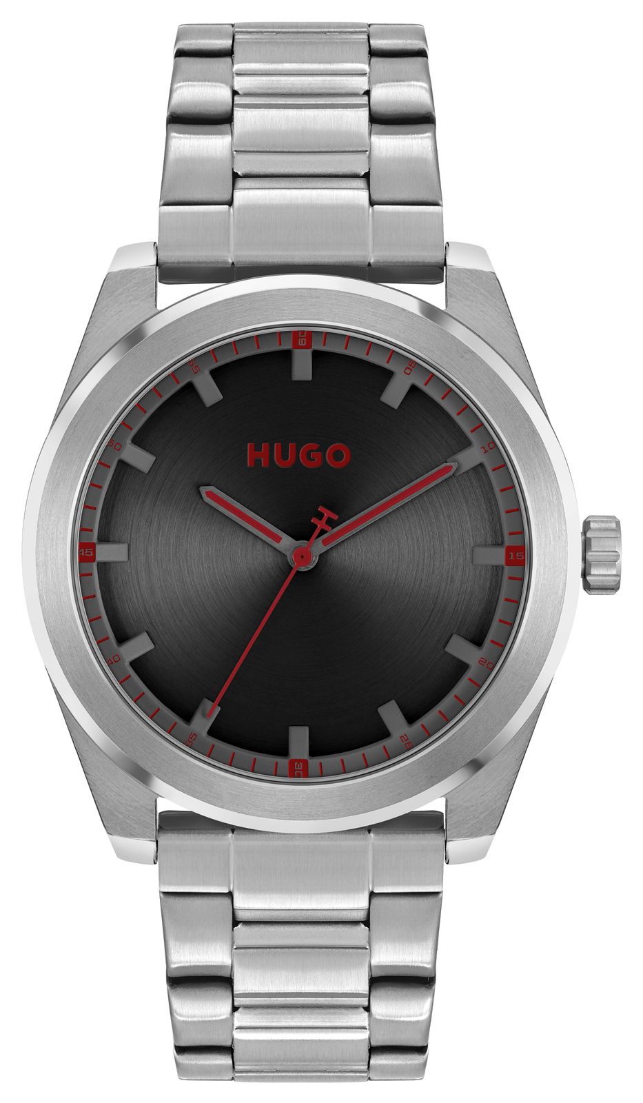 HUGO 1570175 #Bright Wallet Gift Set (42mm) Black Dial / Watch