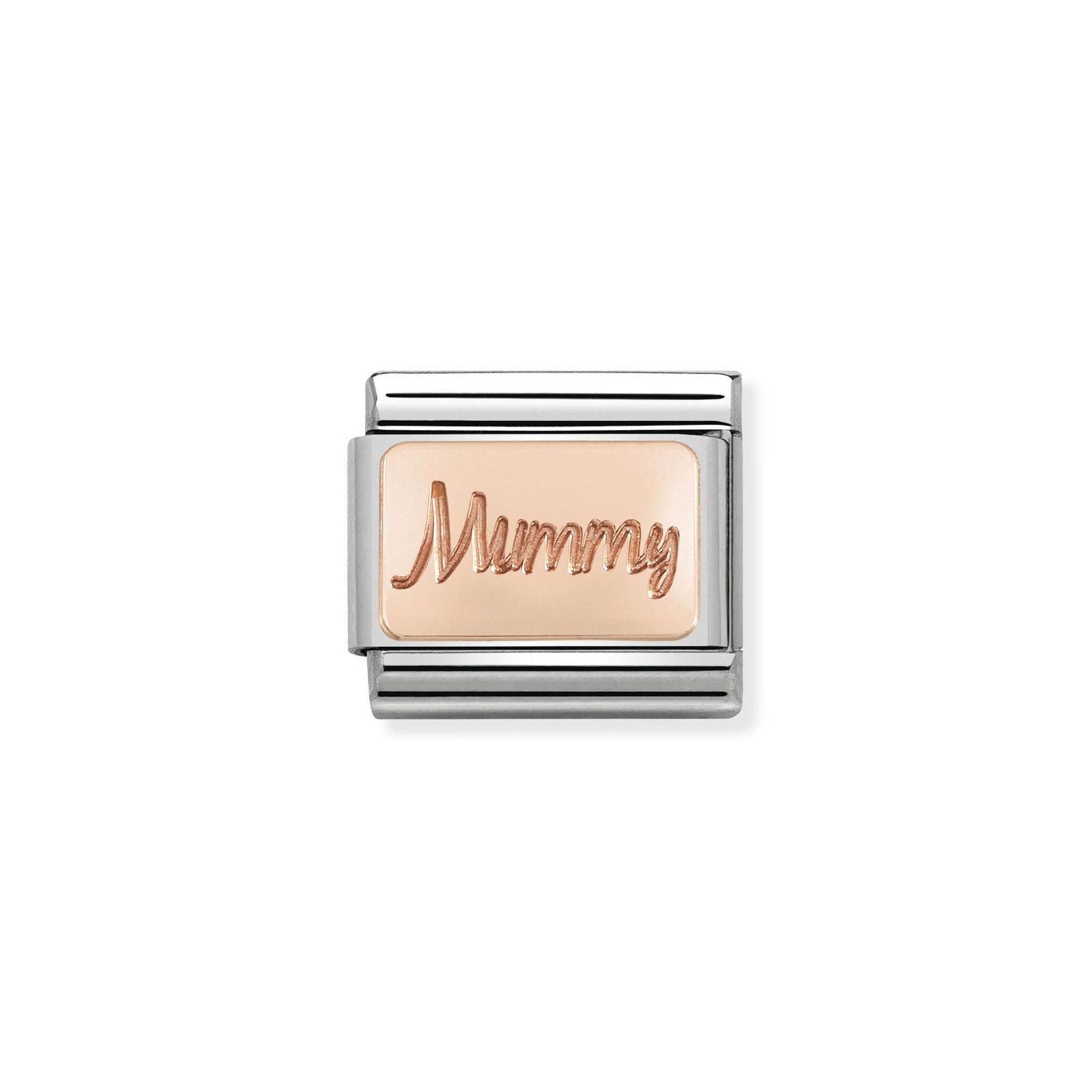 Nomination 430101/42 Classic Mum 9ct Rose Gold & Steel Charm Jewellery