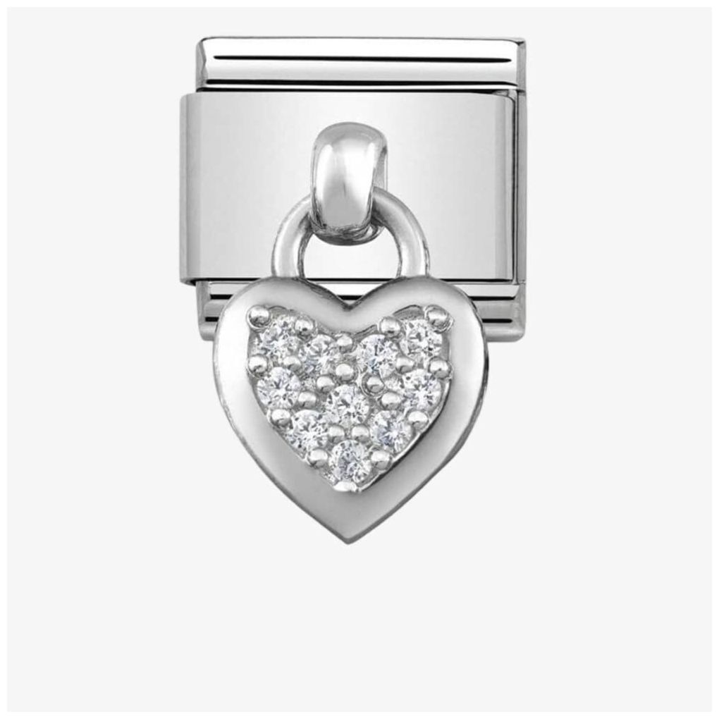 Nomination 331800/01 Classic Sparkling Heart Sterling Silver Jewellery