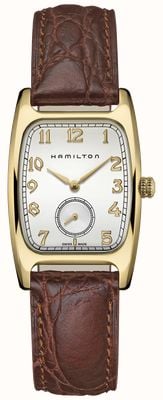 Hamilton American Classic Boulton Quartz *Indiana Jones - 2023* (27mm) White Dial / Brown Calf Leather H13431553