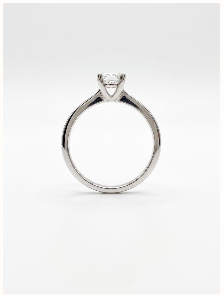 James Moore & Co 0.93ct Cushion Natural Diamond Platinum Solitaire Ring J71638 - alternate view 3