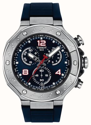 Tissot T-Race MotoGP Chronograph 2024 Limited Edition (45mm) Blue Dial / Blue Silicone Strap T1414171704700