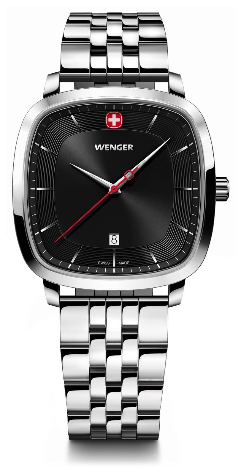 Wenger 01.1921.102 Vintage Classic Quartz (37mm) Black Watch