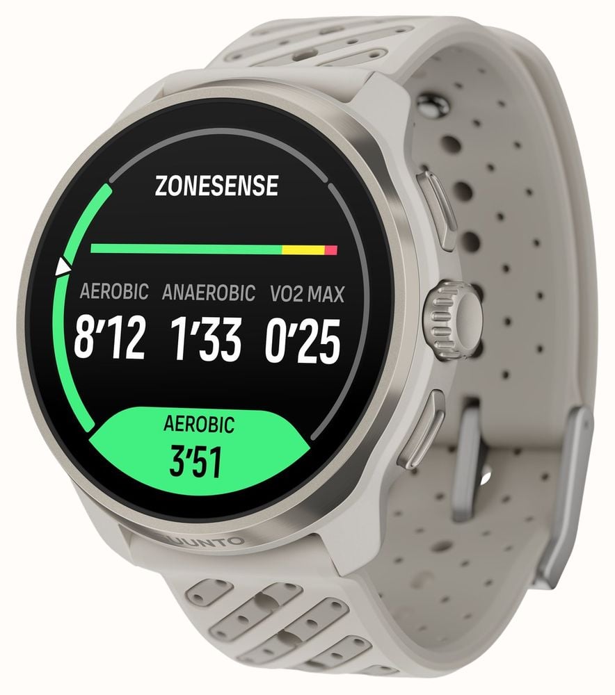 Suunto RACE 3S Titanium AMOLED Multisport Performance Watch (49mm) Feather Grey SS051646000 - alternate view 6
