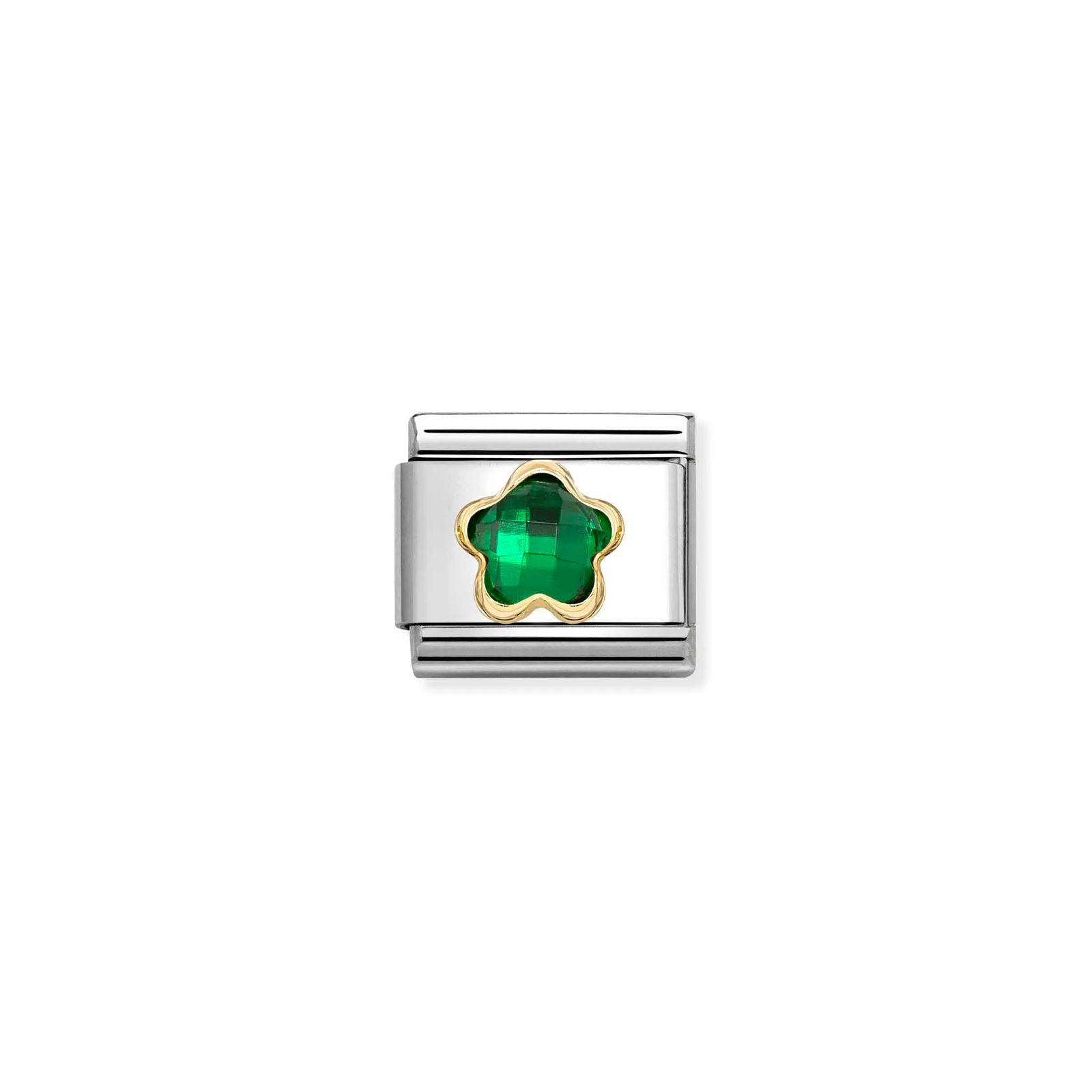 Nomination 030615/004 Classic Green Cubic Zirconia Flower Jewellery