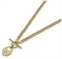 Olivia Burton Lock Heart Gold Plated Toggle Necklace 24100630 - alternate view 3