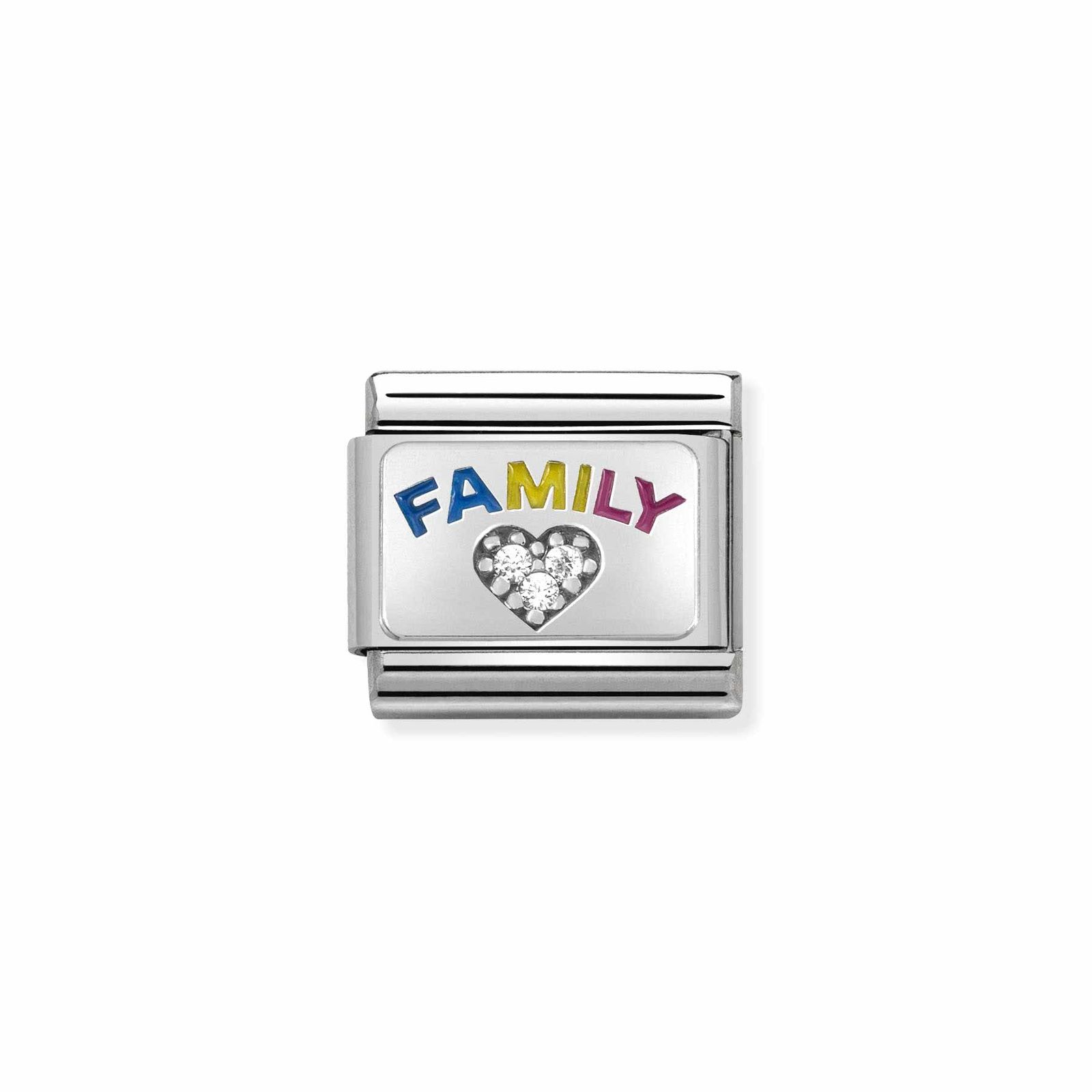 Nomination 330306/08 Classic Family Heart Stainless Steel Jewellery
