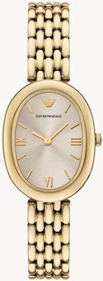 Emporio Armani Two-Hand Quartz (26mm) Champagne Dial / Gold PVD Stainless Steel Bracelet AR11707