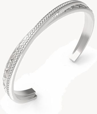 Guess Ladies Steel Stylish Bangle Bracelet JUBB04584JWRHL