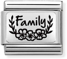 Nomination Classic Family Sterling Silver & Steel Charm 330111/33