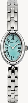 Timex Cavatina (19mm) Aquamarine-Coloured Dial / Stainless Steel Bracelet TW2Y26600