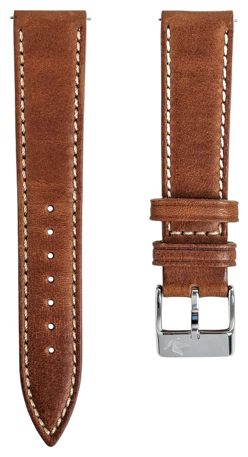 Duckworth Prestex HORWEEN-TAN-20 Light Brown Tan Horween Watch