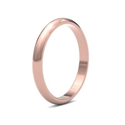 James Moore Wedding Ring  | 2.5mm | Medium | Size D-Shape | AG_2.5LMD-9R AG_2.5LMD-9R