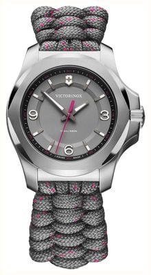 Victorinox I.N.O.X. V Quartz (37mm) Grey Dial / Grey Paracord Strap 241920